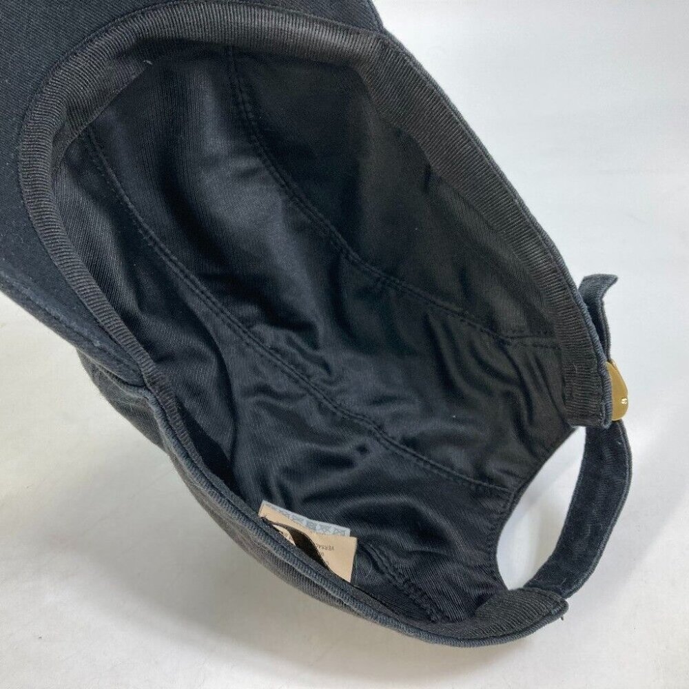 VERSACE logo Hat cap cotton Black/White - Picture 2 of 15